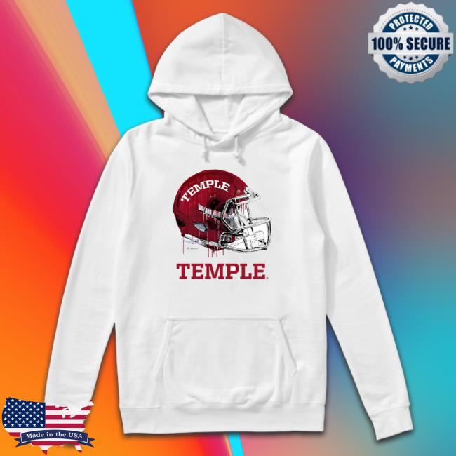 Temple Owls Dripping Helmet Sweatshirt