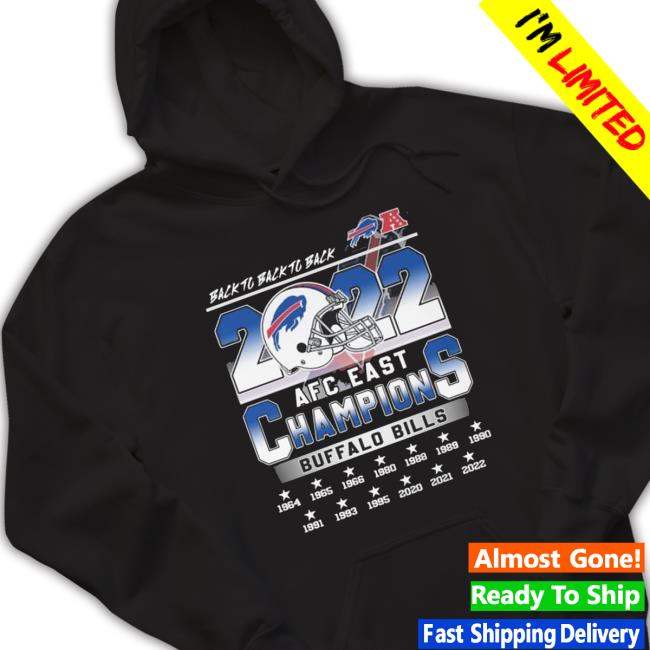 Back To Back Afc East Champions Buffalo Bills 1964-2022 Tee Shirt Back To Back Afc East Champions Buffalo Bills 1964-2022 Classic Shirt