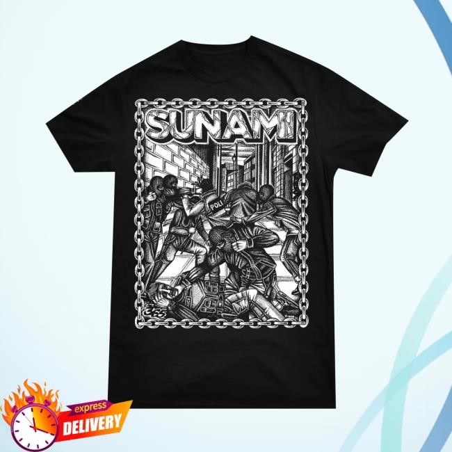 Holy Mountain Printing Store Sunami Marina Zip Up Hooded Sweatshirt