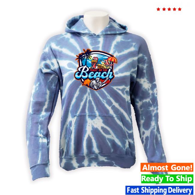Trending Tie-Dye Unisex Sweatshirt - 2023 Feast On The Beach