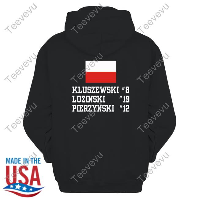 A J Pierzynski Kluszewski 8 Luzinski 19 Pierzynski 12 Long Sleeve Tee Shirt