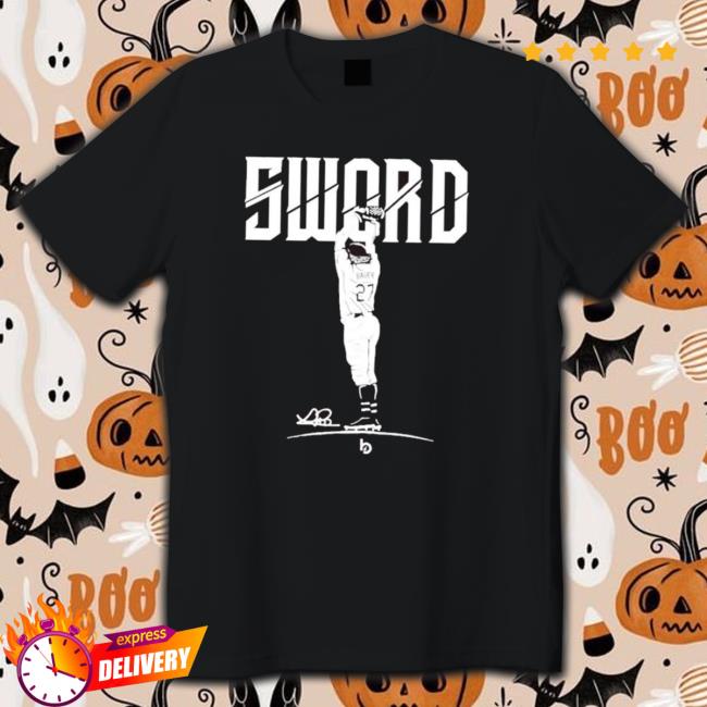 Bauer Outage Sword Tee Shirt Trevor Bauer Hooded Sweatshirt