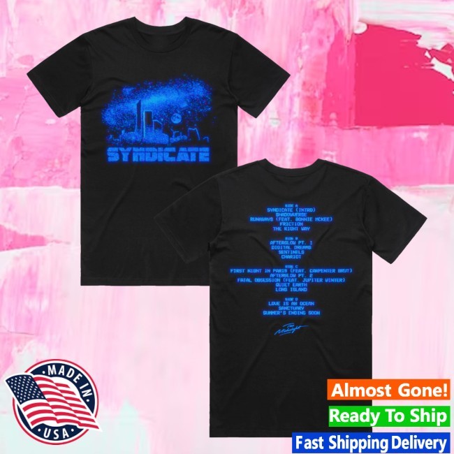 The Midnight Merch Store Syndicate Black Long Sleeve Shirt The Midnight Syndicate Black Shirt