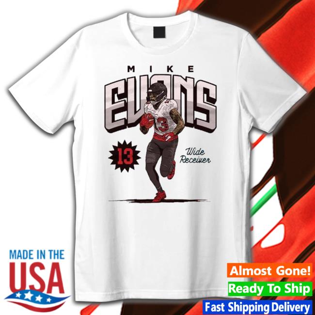 Mike Evans Tampa Bay Buccaneers Player Name Wide Receiver Tee Shirt