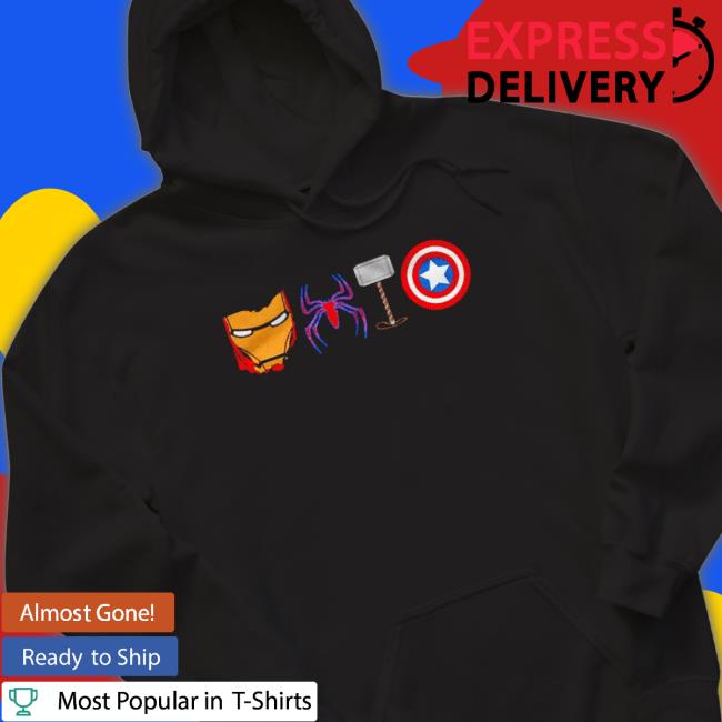 Ohio Comics Avengers Hooded Sweatshirt Ohio Comics Avengers Classic Shirt