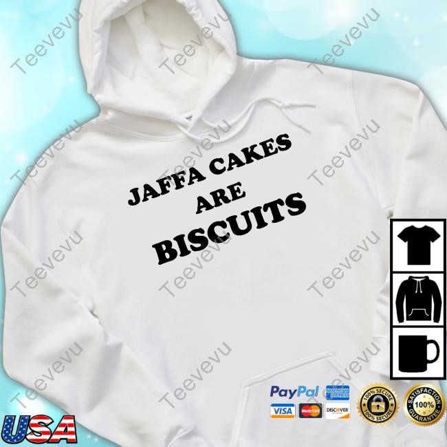 Georgia Steel Wearing Jaffa Cakes Are Biscuits Tee