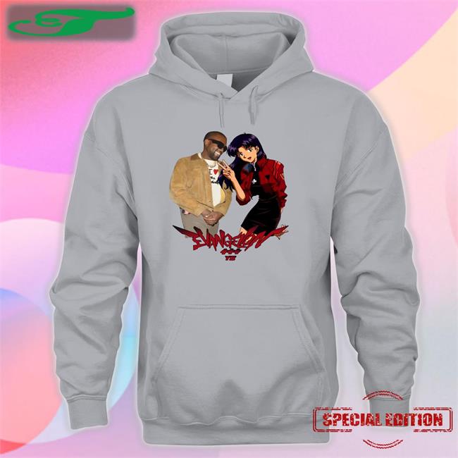 Goofyahhtees Kanywest Evangelion Misato X Ye T Shirt