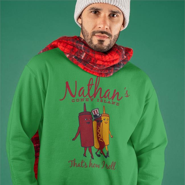 Nathan's Coney Island That's How I Roll Tee Shirt