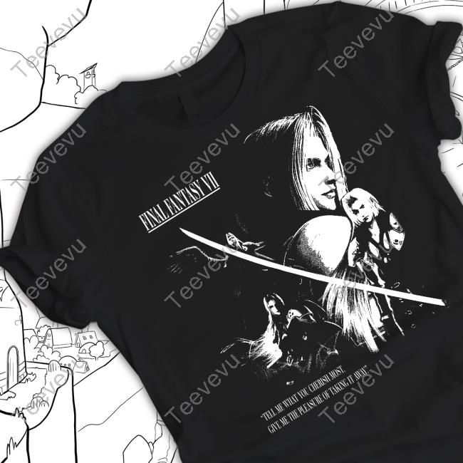 Mamonoworld Merch Final Fantasy 7 Rebirth Walkthrough Tell Me What You Cherish Most Tank Top