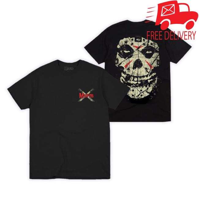 Official Misfits Merch Store Crystal Lake Fiend Machete Black Hoodie Misfits Apparel Clothing Shop