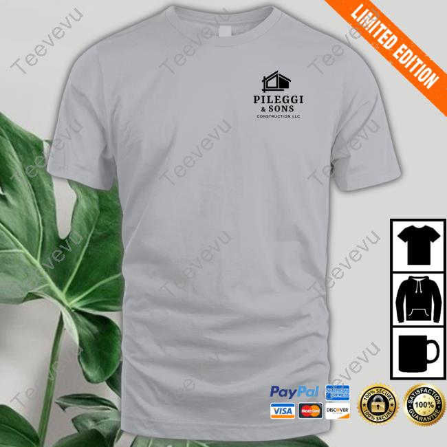 Kev Posobiec Wearing Pileggi And Sons Construction Llc Shirts