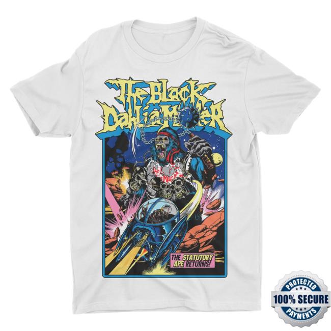 Official Night Shift Merch Indie Merch Store The Black Dahlia Murder - The Statutory Ape Returns Shirts White NightShiftMerch IndieMerchStore