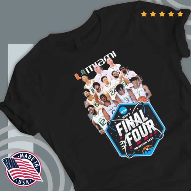 Miami Hurricanes Men’S Basketball 2023 Men’S Final Four shirt Miami Hurricanes Men’S Basketball 2023 Men’S Final Four shirt