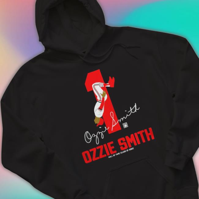 Baseball Hall Of Fame Teambrown Ozzie Smith Signature Shirt