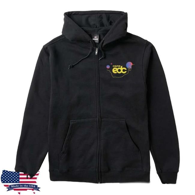 Original Edc Cosmic Camper Zip Classic Shirt Insomniac Shop Merch Store