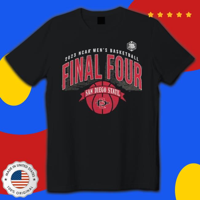 Women’S Charcoal San Diego State Aztecs 2023 Ncaa Men’S Basketball Tournament March Madness Final Four shirt