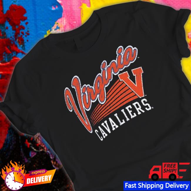 Women’S Heathered Navy Virginia Cavaliers Boxy Shirt