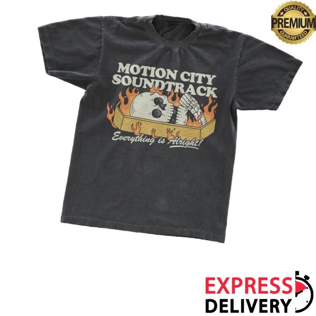 Motion City Soundtrack Merch Coffin Hoodie Sweatshirt