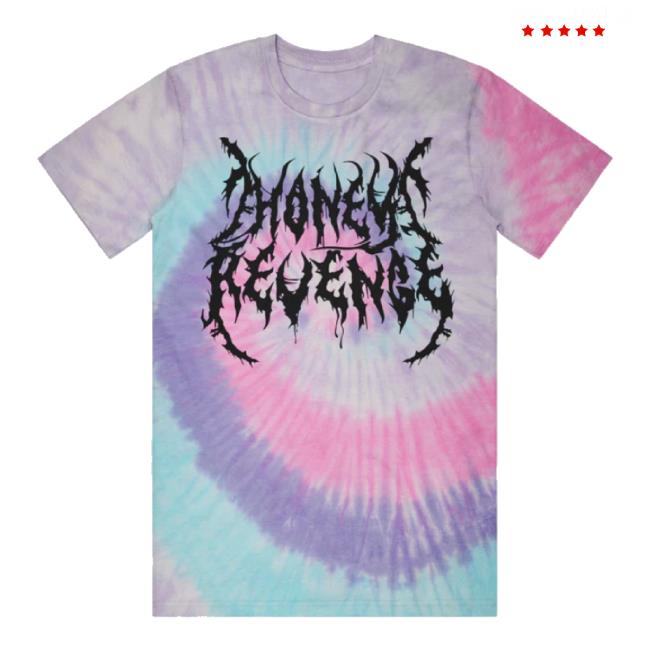 Trending Honey Revenge Merch Store Death Metal Logo Unicorn Tie Dye T-Shirt Honeyrevenge Shop