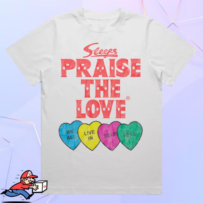 Official While She Sleeps Merch Bar Sleeps Praise The Love Sweet Tooth Girls Pullover Hoodie Dust Merch Bar