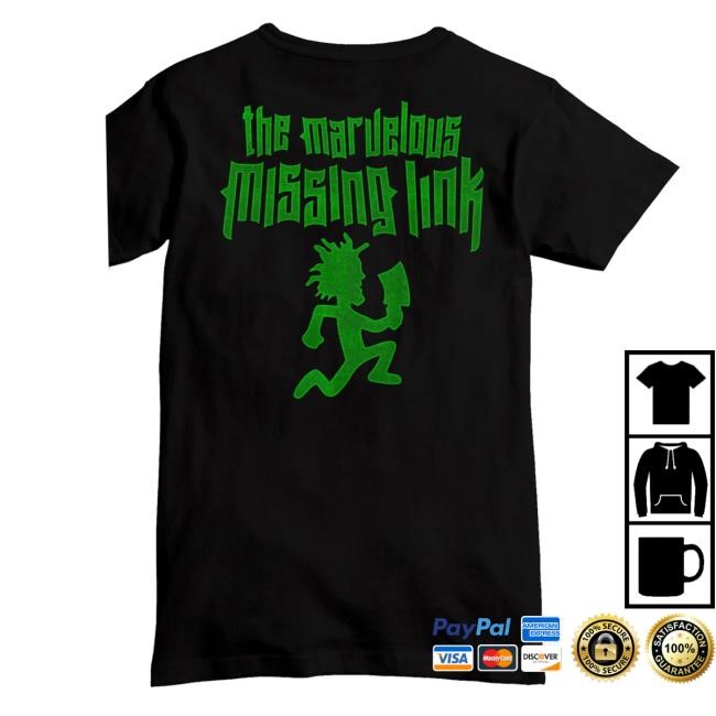 Insane Clown Posse The Marvelous Missing Link Sliced Black T-Shirt Icp Merch The Marvelous Missing Link Sliced Black T-Shirt, Hoodie, Tank Top, Sweater And Long Sleeve T-Shirt