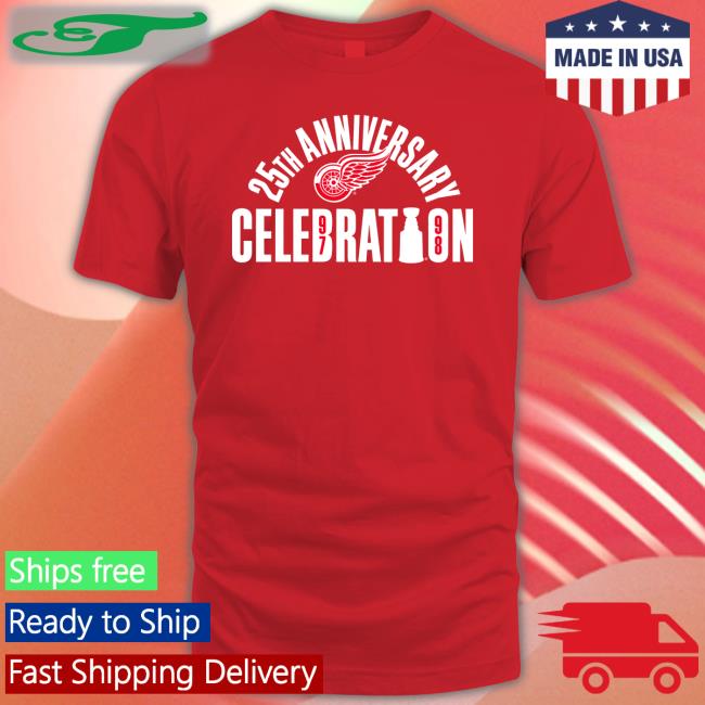 Hockeytown 25Th Anniversary Celebration T Shirt