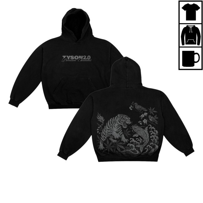 Tyson 2.0 Premium Cannabis Tiger Shirt, Hoodie, Sweatshirt Tyson 2.0 Merch Store Tiger