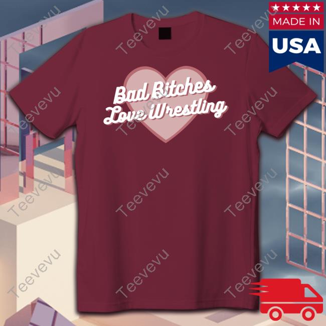 Wrestling Winedown Bad Bitches Love Wrestling Hoodie