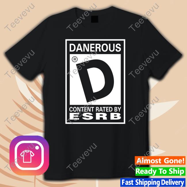Slime Danerous Content Rated By Esrb T Shirt