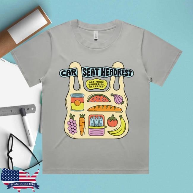 Carseatheadrest Merch Get More Groceries Hooded Sweatshirt