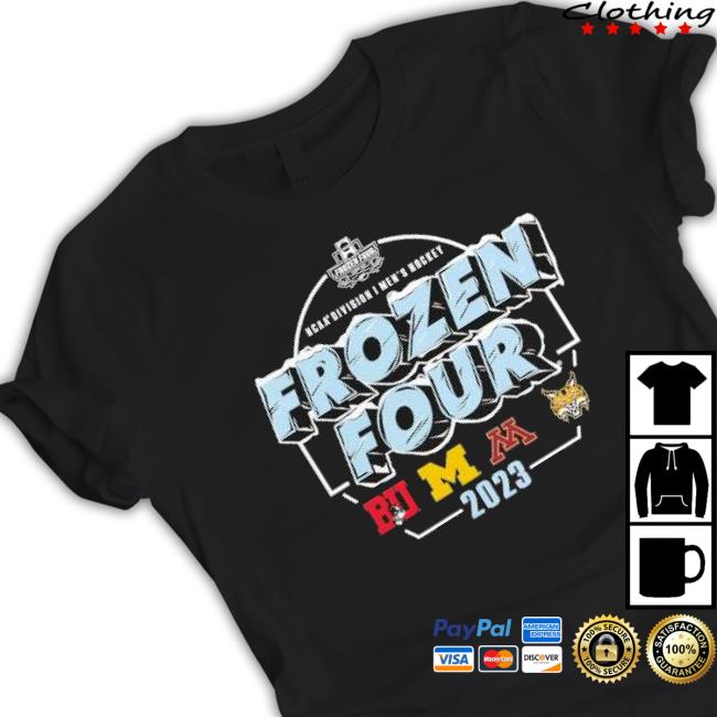 Original 2023 Ncaa Frozen Four Men’S Ice Hockey Tournament National Champions Shirt Original 2023 Ncaa Frozen Four Men’S Ice Hockey Tournament National Champions shirt