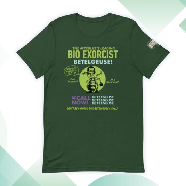 Official Trending Wbshop Beetlejuice Store Beetlejuice Bio Exorcist Shirts Wbshop Merch