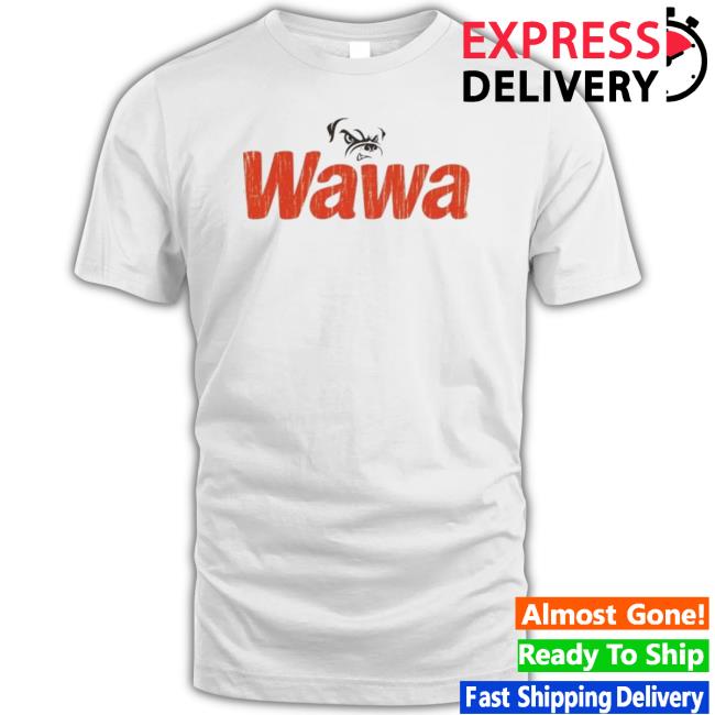 Wawa Cleveland Browns Bull Mastif Dog Logo Hooded Sweatshirt