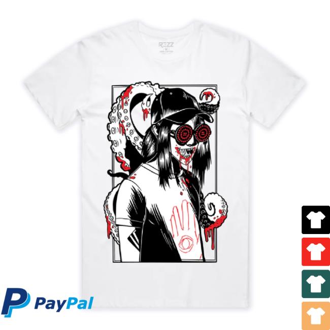 Original Rezz Official Shop Rezz - Rezzumaki - White New Shirt Rezzshop