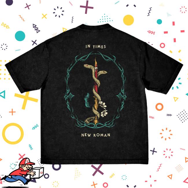 Official Queens Of The Stone Age Qotsa Merch Store In Times New Roman... Snake Top Shirt Mineral Wash Queensofthestoneage