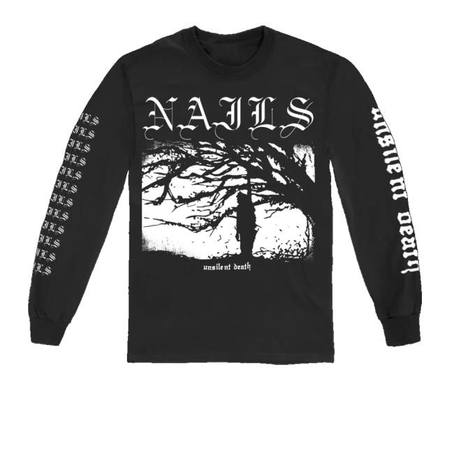 Allin Merch Store Shop Nails Unsilent Death Sweater Allin Merch Nails Unsilent Death Shirts