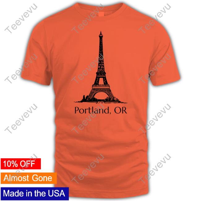 Baddcompani Eiffel Tower Portland Or Hooded Sweatshirt