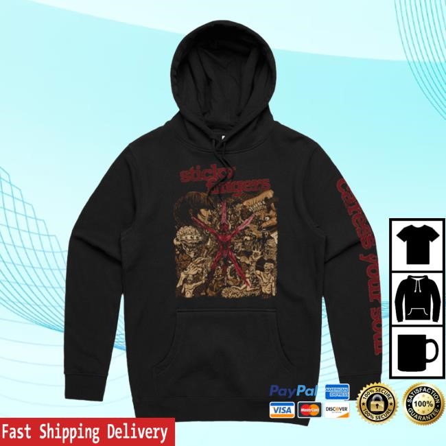 Sticky Fingers Merch Shop Allotment Caress Artwork Long Sleeve Shirt