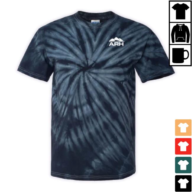 Official Arh Team Merch Store Arh Tie Dye T-Shirt Black Arh Team Shop.