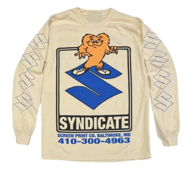 Syndicate Screen Print Co. Baltimore, Md 410-300-4963 Tee