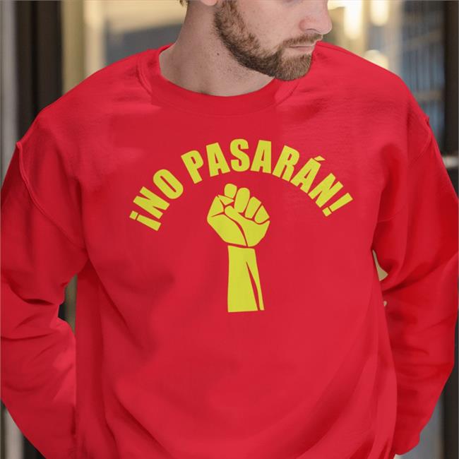 Lens Protocol No Pasaran Long Sleeve Tee Shirt Blue