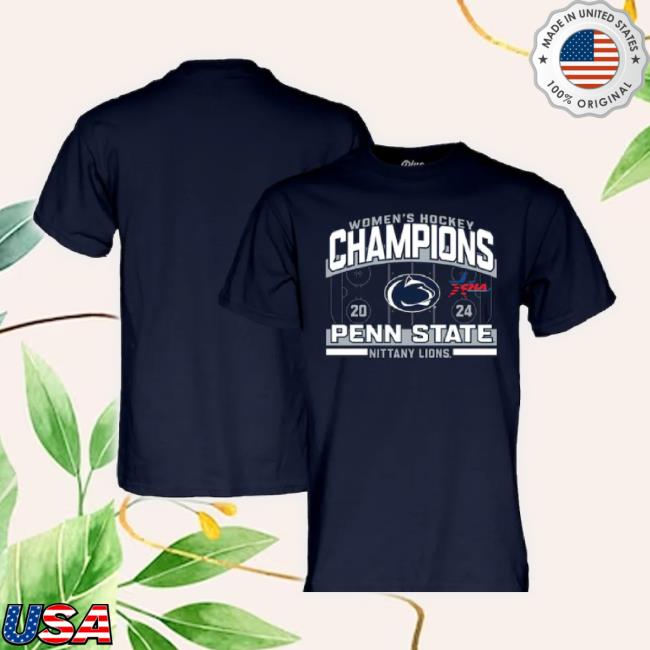Original Unisex Blue 84 Navy Penn State Nittany Lions 2024 Cha Women's Ice Hockey Regular Season Conference Champions Hoodie Sweatshirt
