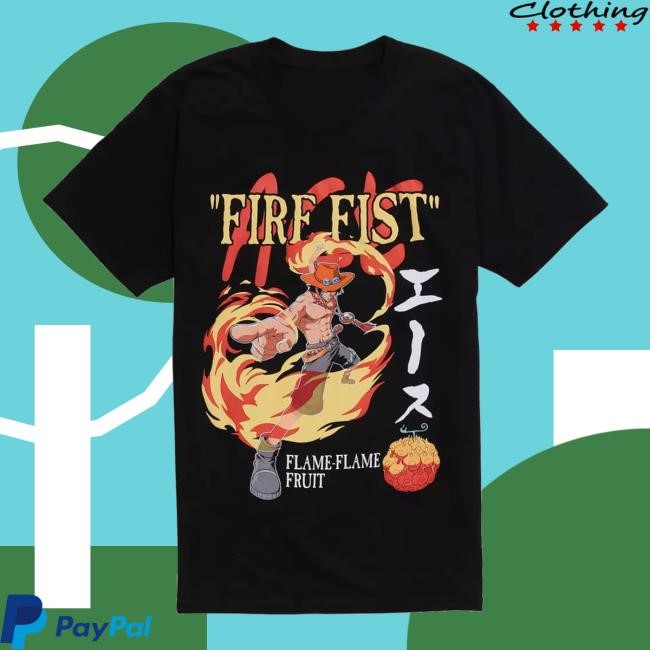 One Piece Fire Fist Ace Boyfriend Fit Girls Crewneck Sweatshirt