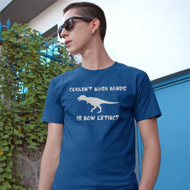 Dinosaurs Couldn't Wash Hands Is Now Extinct T Shirt Brandy Bmadams