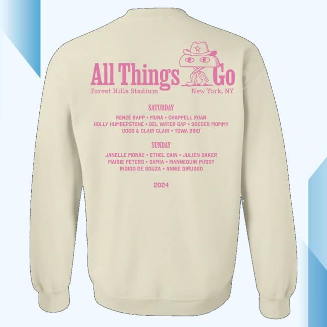 All Things Go Festival Merch Rodeo Boomfy Nyc Lineup Tee Shirt Allthingsgomerch