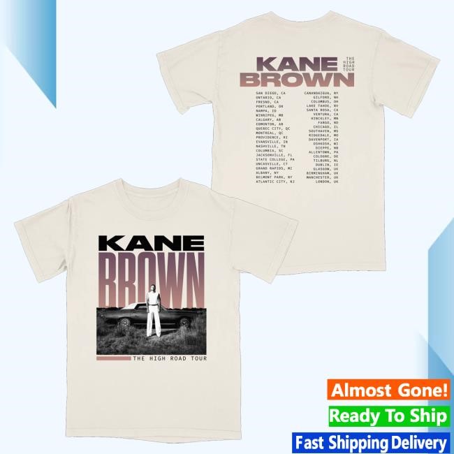 Kane Brown Merch The High Road Tour Sweatshirt Cream