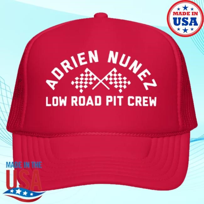 Adrien Nunez Merch Red Pit Crew Bucket Hat