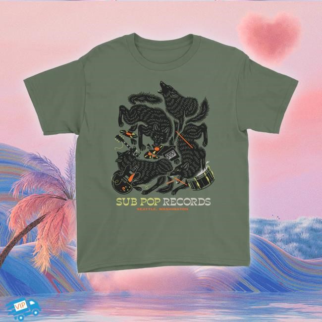 Official Wolves Olive t-shirt, hoodie, tank top, sweater and long sleeve t-shirt