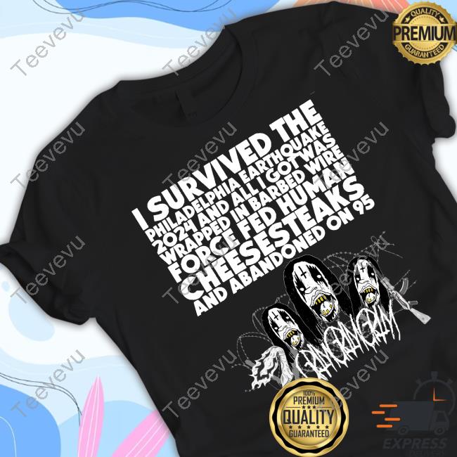 Grimgrimgrim Merch I Survived The Philadelphia Earthquake 2024 New Shirt