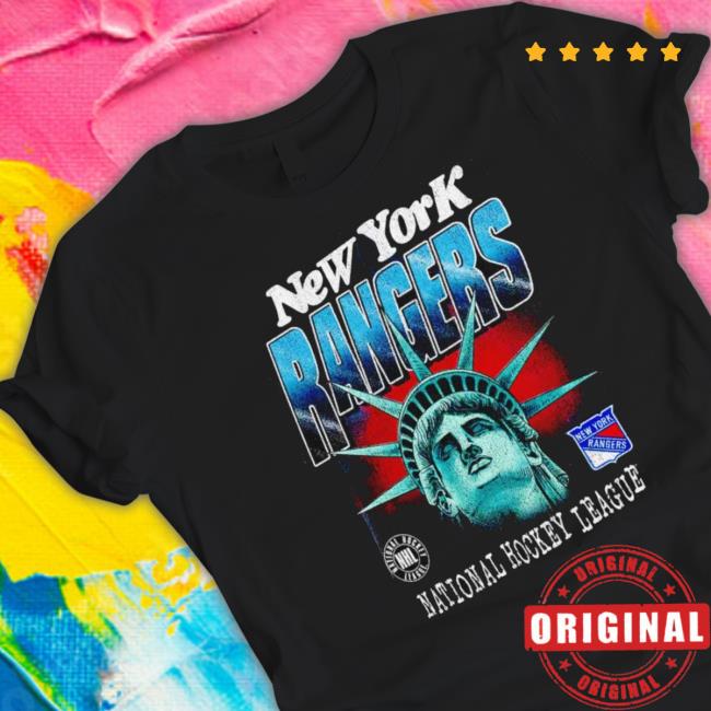 New York Rangers National Hockey League Statue Of Liberty tee shirt